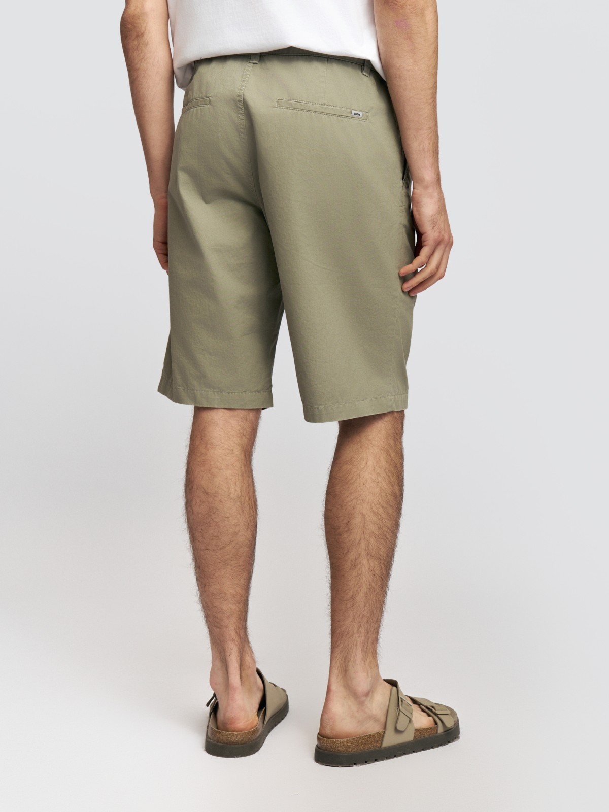 Шорты из хлопка с отворотами