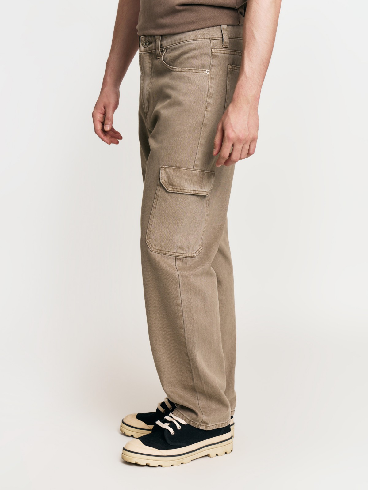 Свободные джинсы Loose с карманами карго