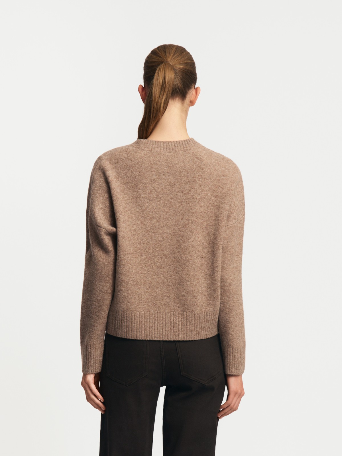 Вязаный джемпер с шерстью