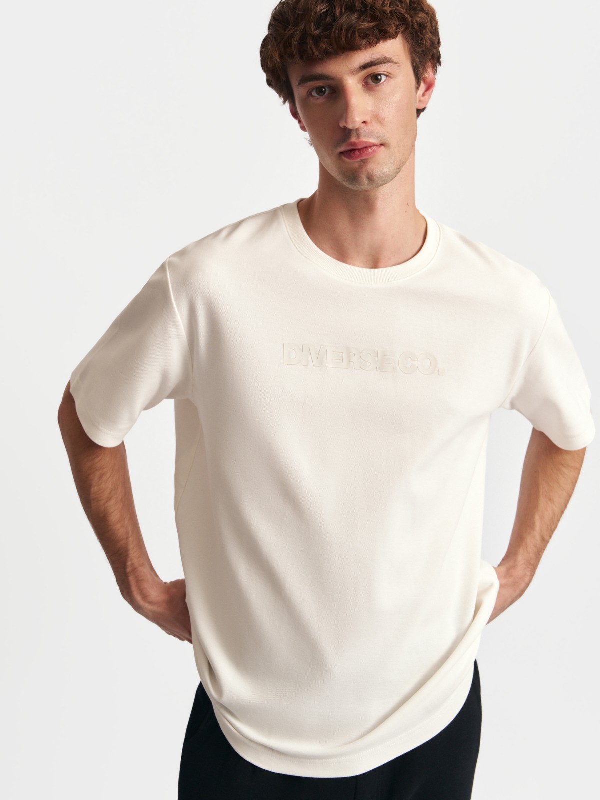 Футболка из хлопка с принтом