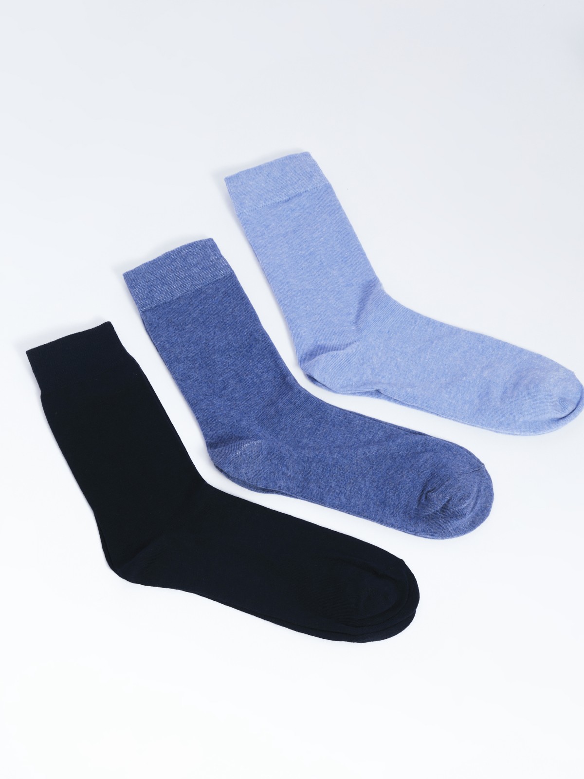 Набор носков (3 пары в комплекте) zolla 01331990Z025, цвет темно-синий, размер 25-27
