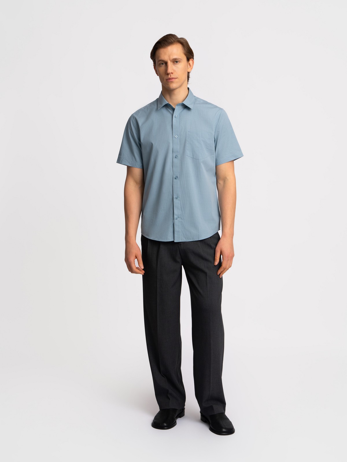 Рубашка с  короткими рукавами