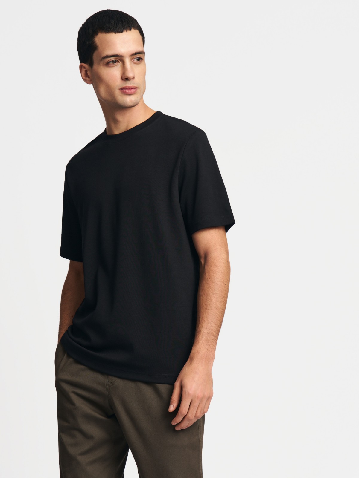 Футболка из хлопка с коротким рукавом