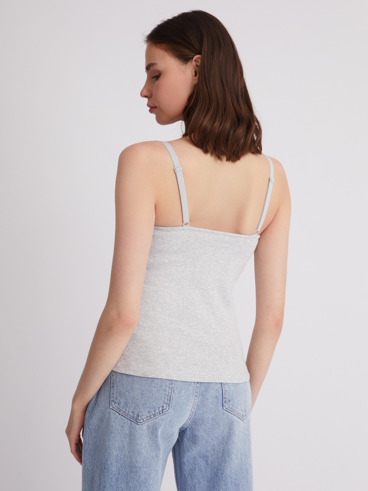 Бельевая майка-топ с чашками