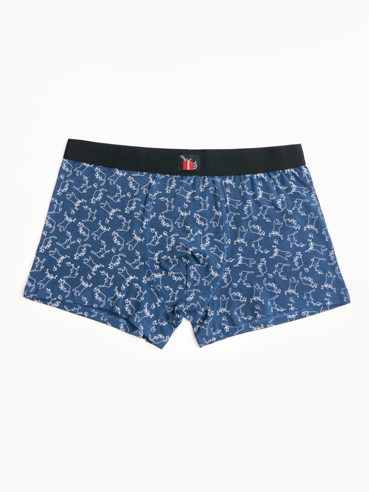 Набор трусов с новогодним узором (3 шт. в комплекте)