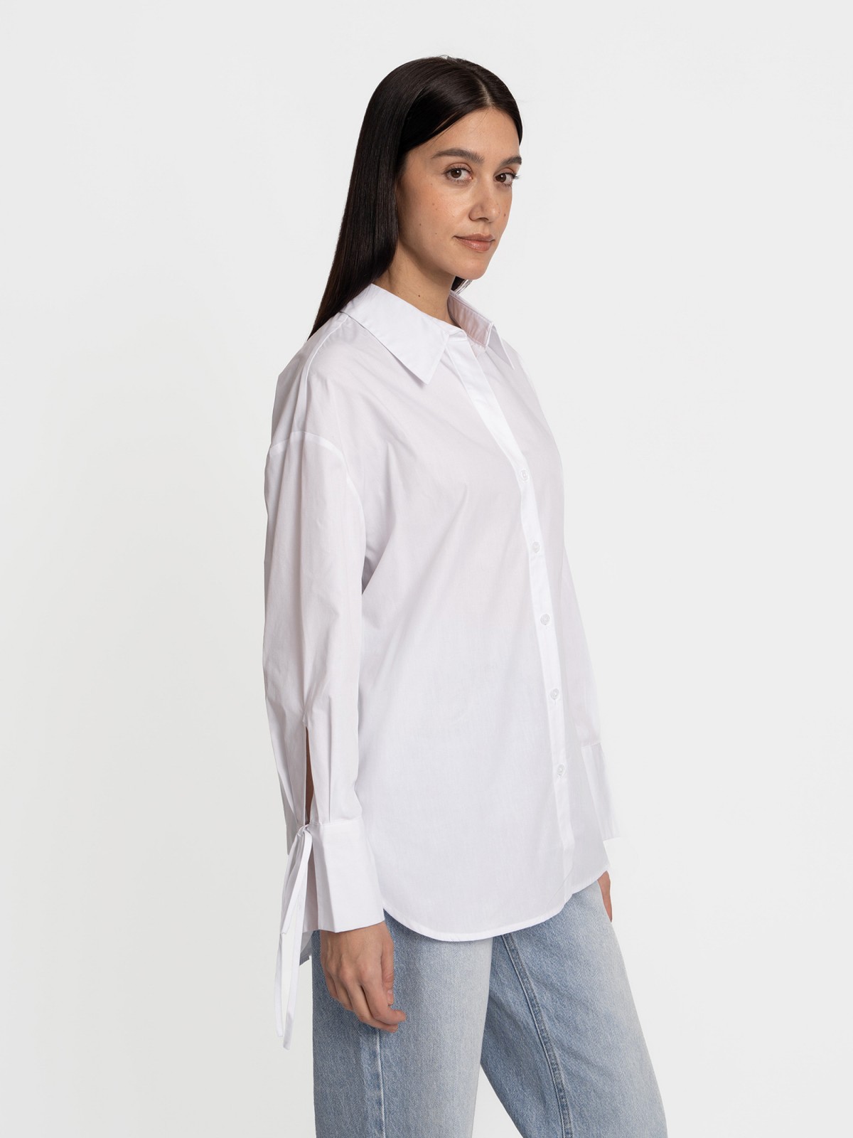 Блузка с  длинными рукавами