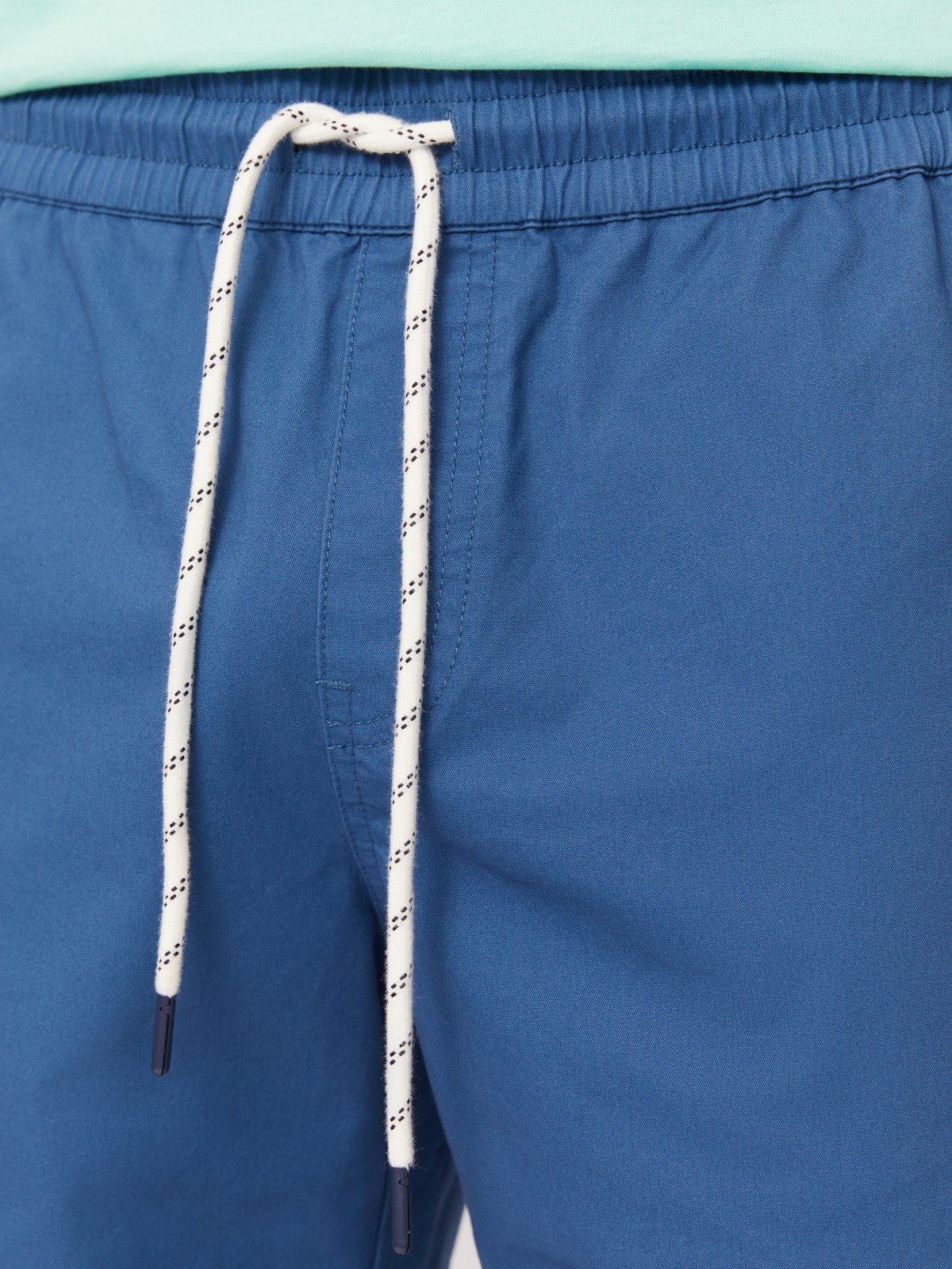 Удлинённые шорты на резинке из хлопка