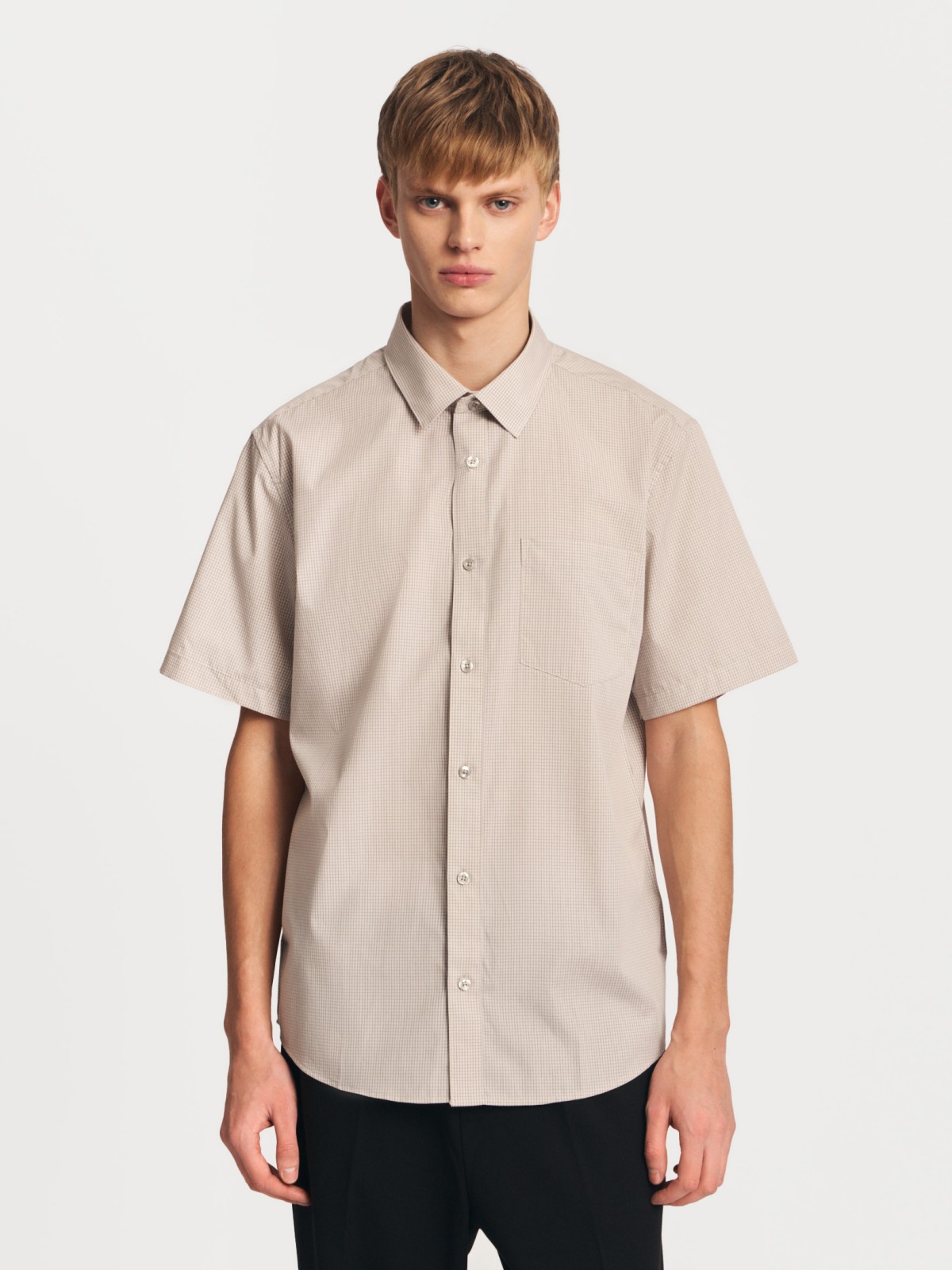 Рубашка с  короткими рукавами