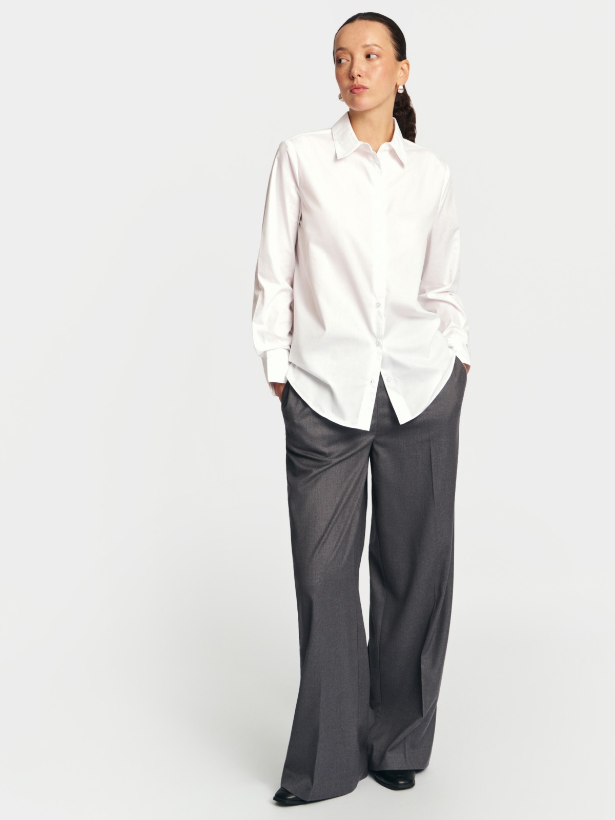 Рубашка прямого силуэта