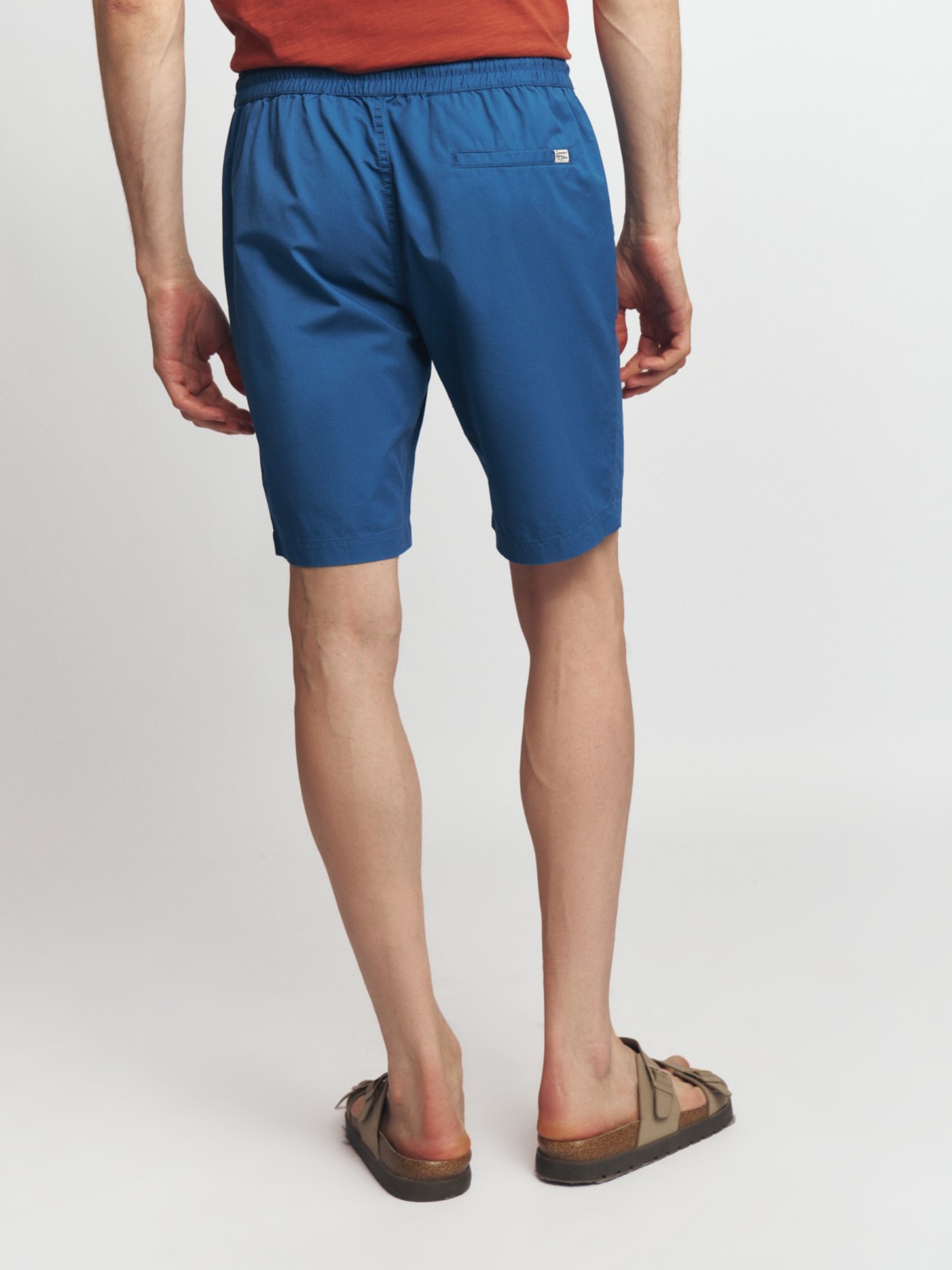 Удлинённые шорты на резинке из хлопка