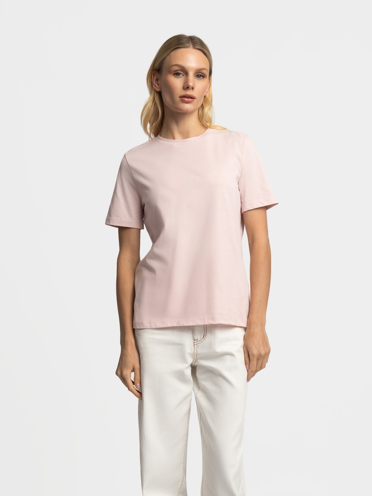 Футболка из хлопка однотонная