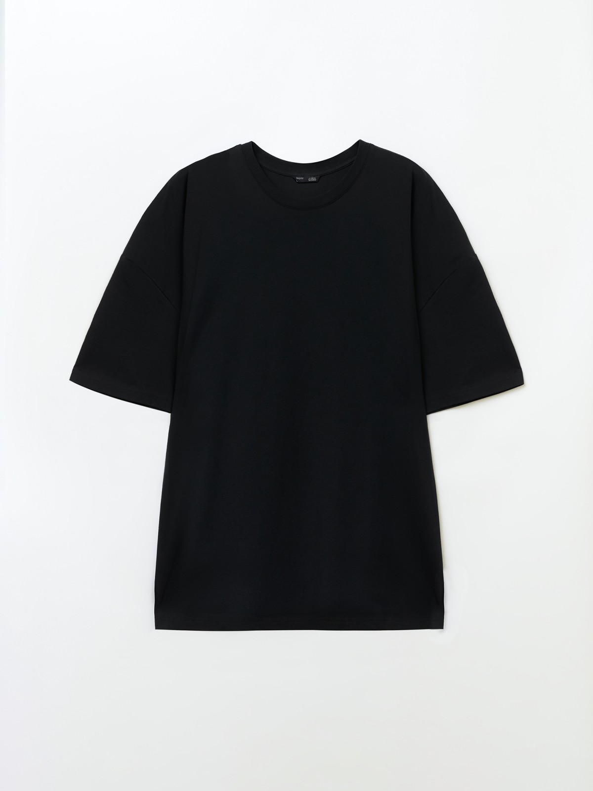 Футболка оверсайз из хлопка с коротким рукавом