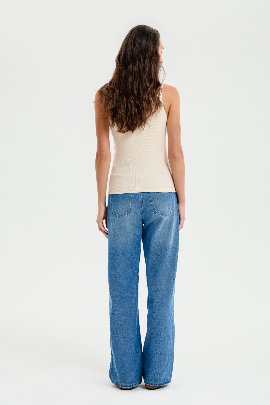 Майка из хлопка без рукавов