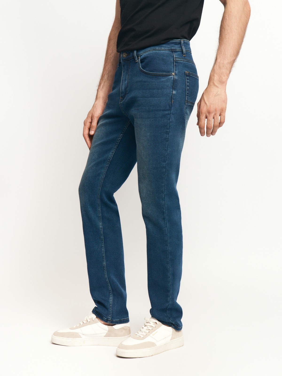 Утеплённые джинсы Slim с начёсом