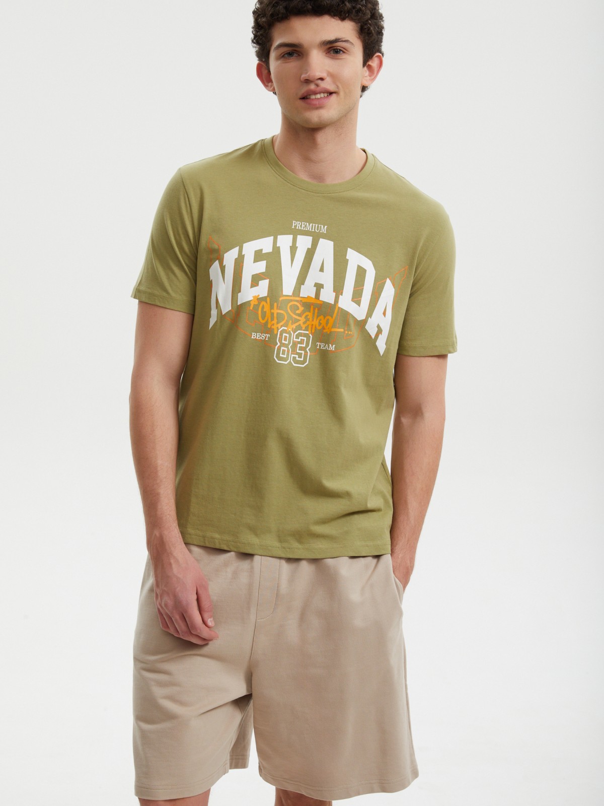 Трикотажные шорты на резинке из хлопка