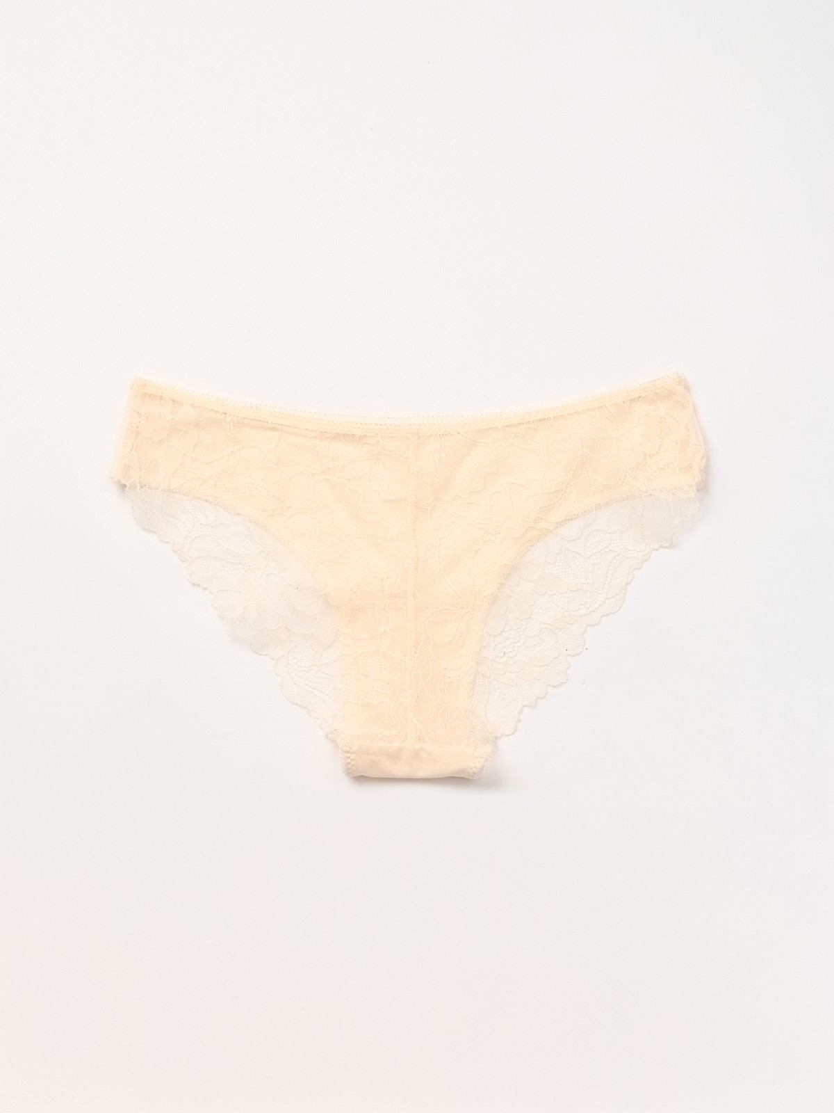 Трусы слип с кружевом