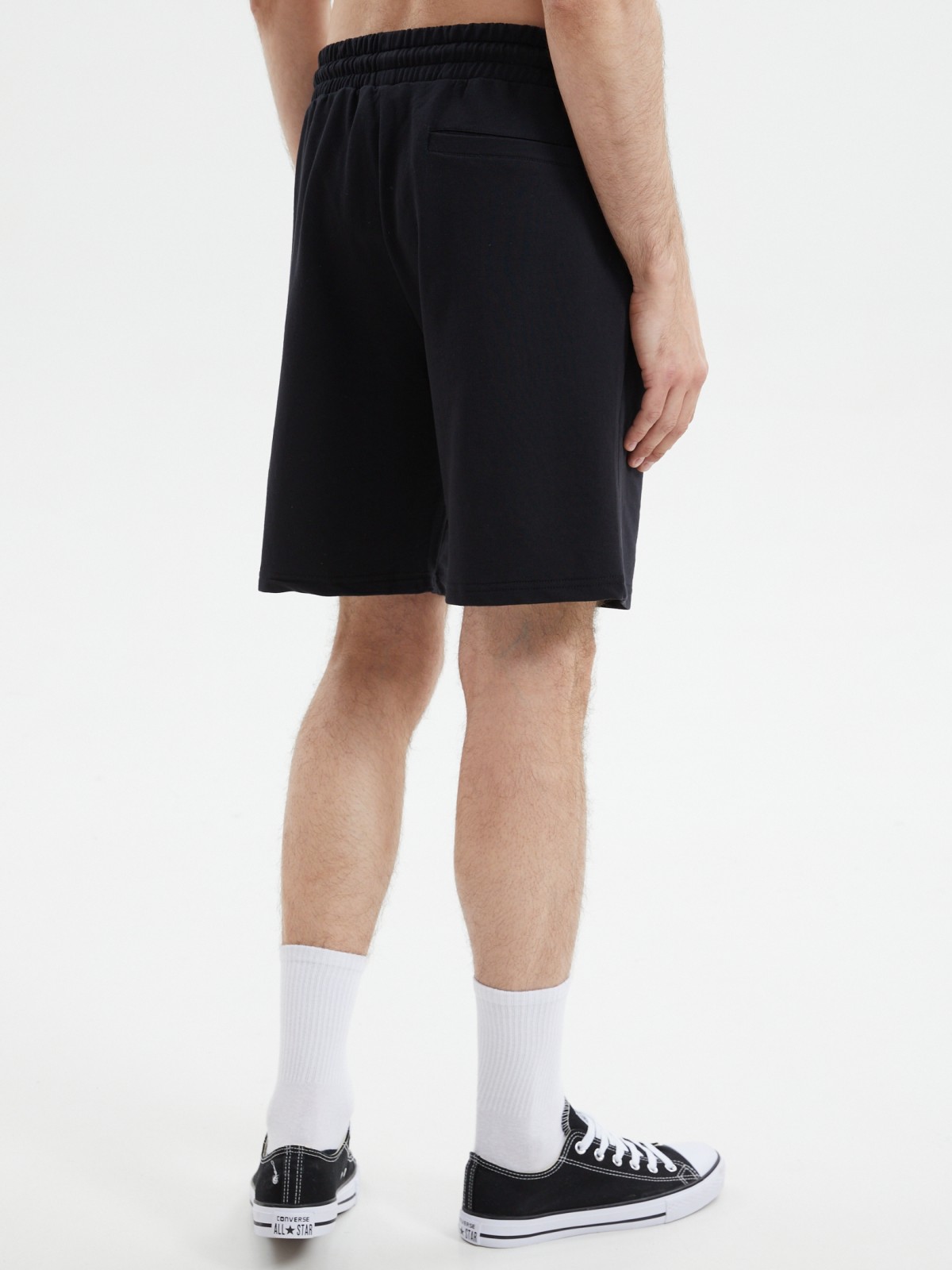 Трикотажные шорты на резинке из хлопка