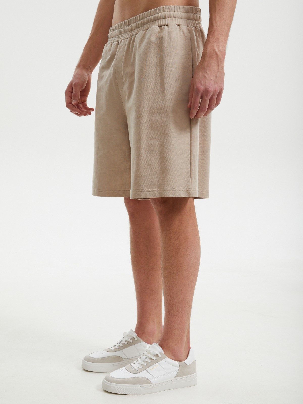 Трикотажные шорты на резинке из хлопка