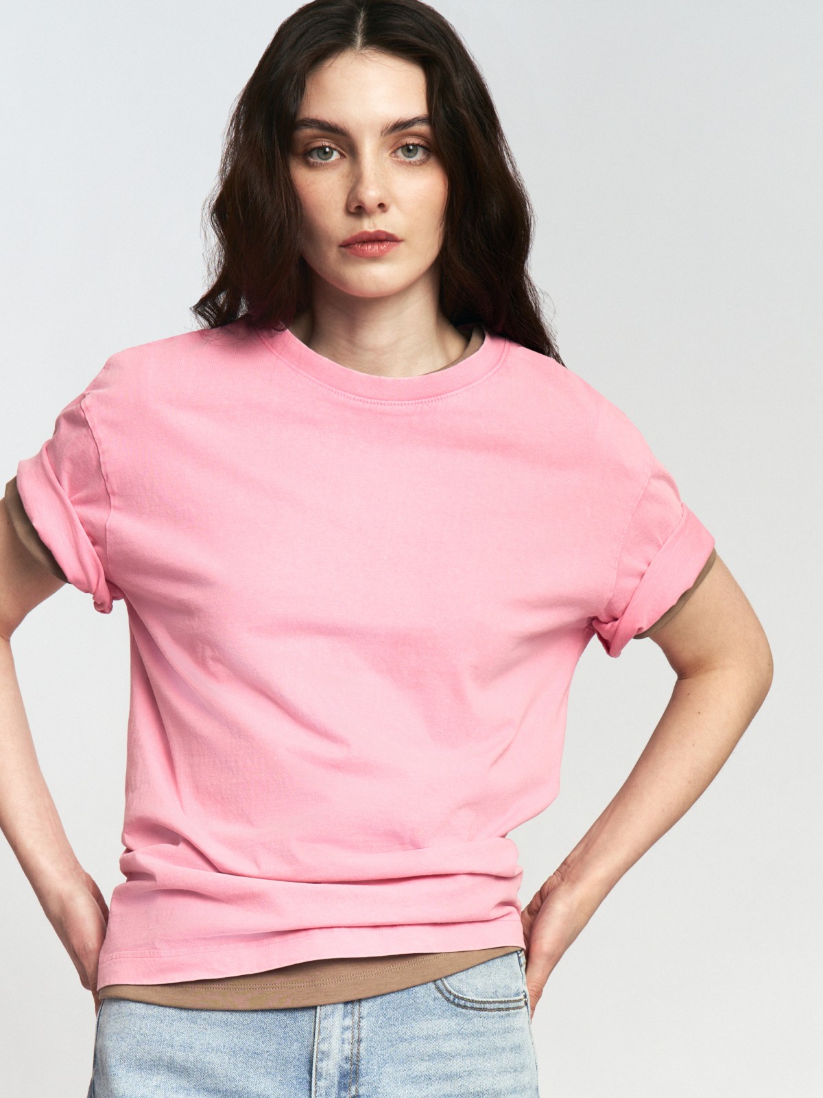 Футболка из хлопка с коротким рукавом