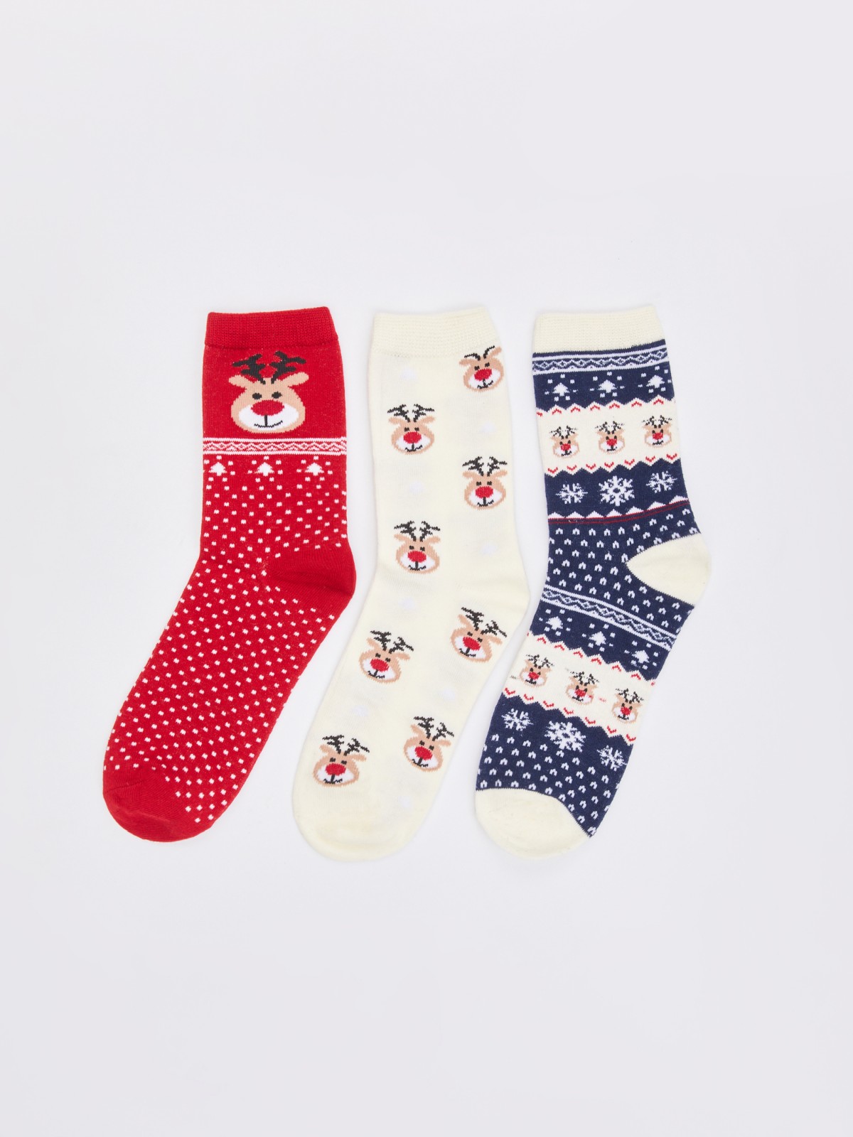 Набор новогодних носков (3 пары в комплекте)
