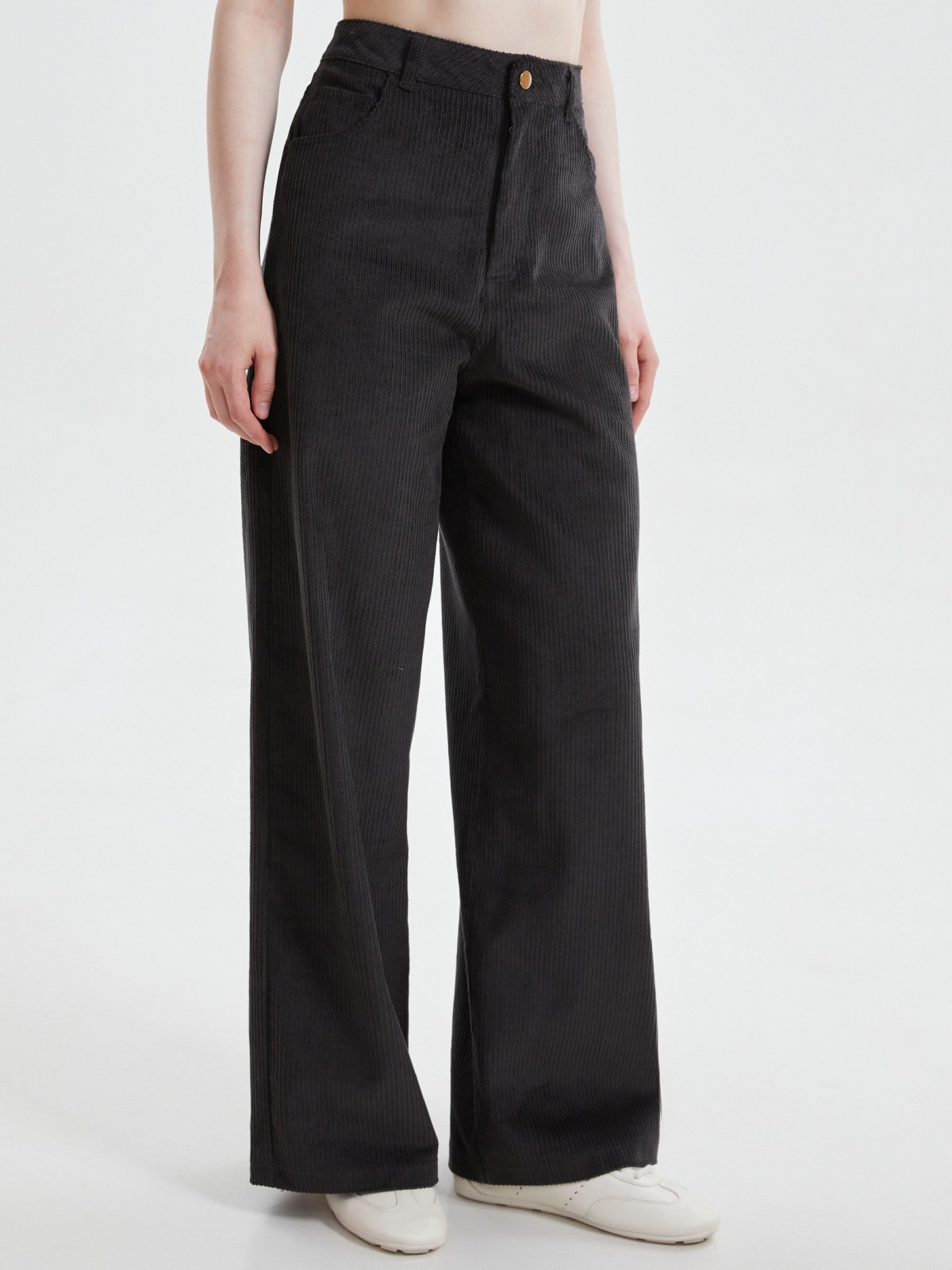 Прямые вельветовые брюки из хлопка