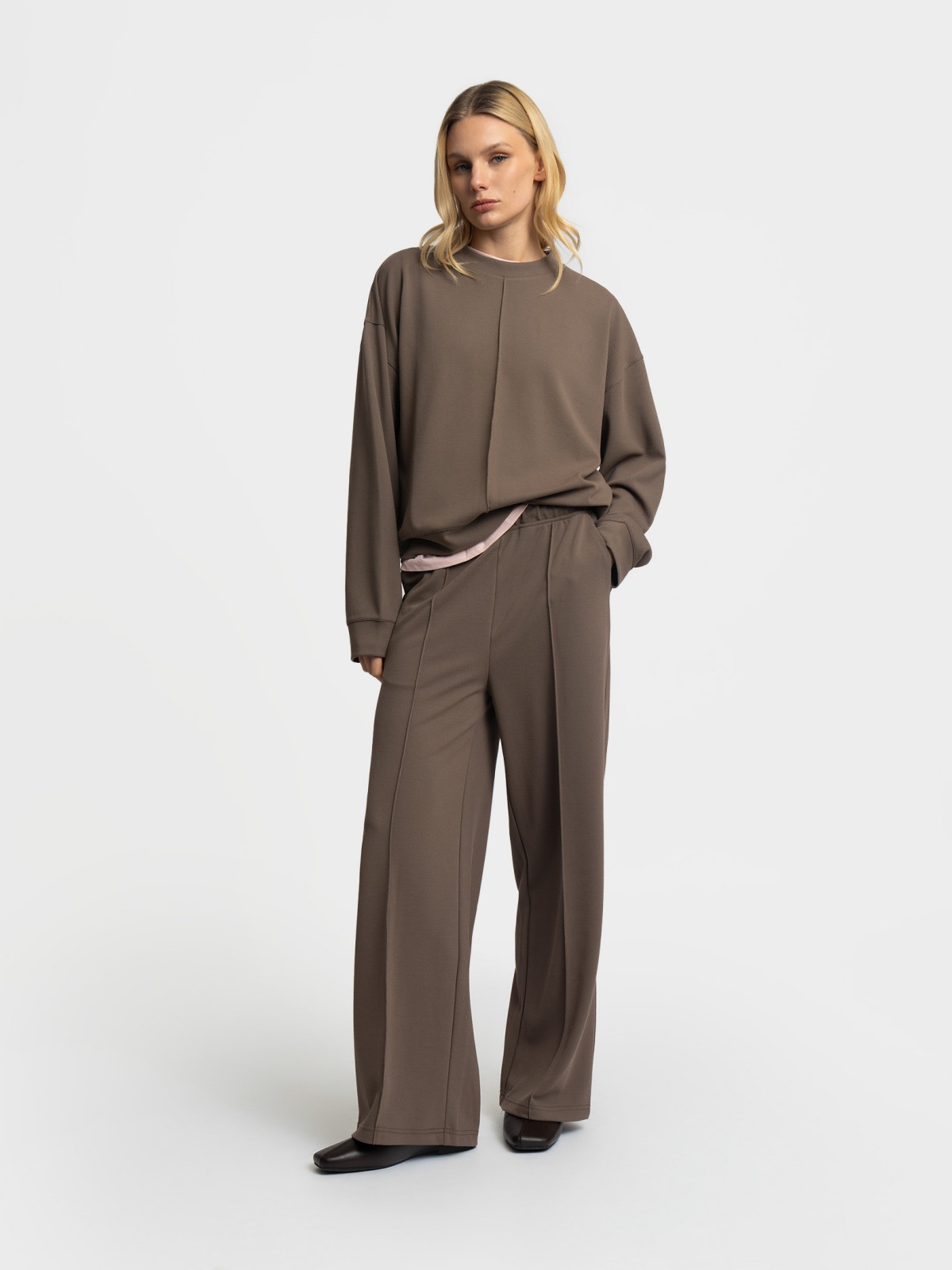 Свитшот однотонный без принта