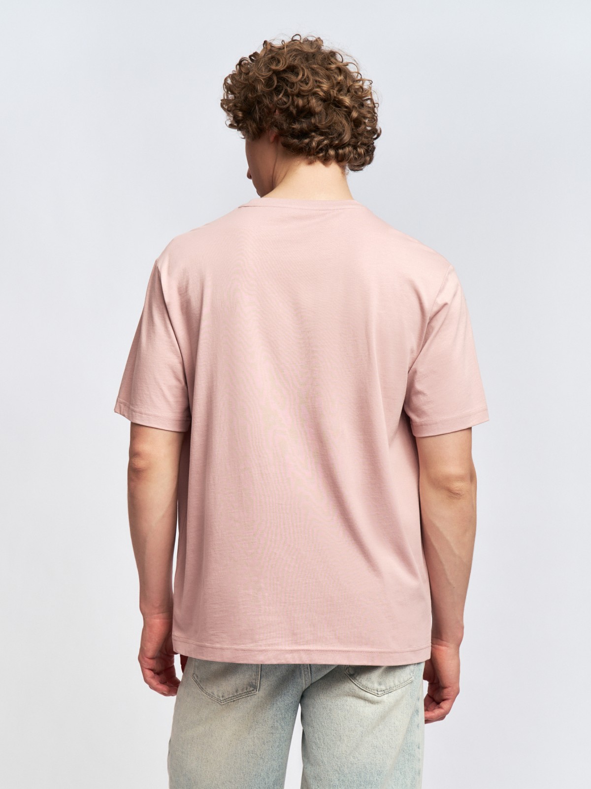 Футболка из хлопка с принтом