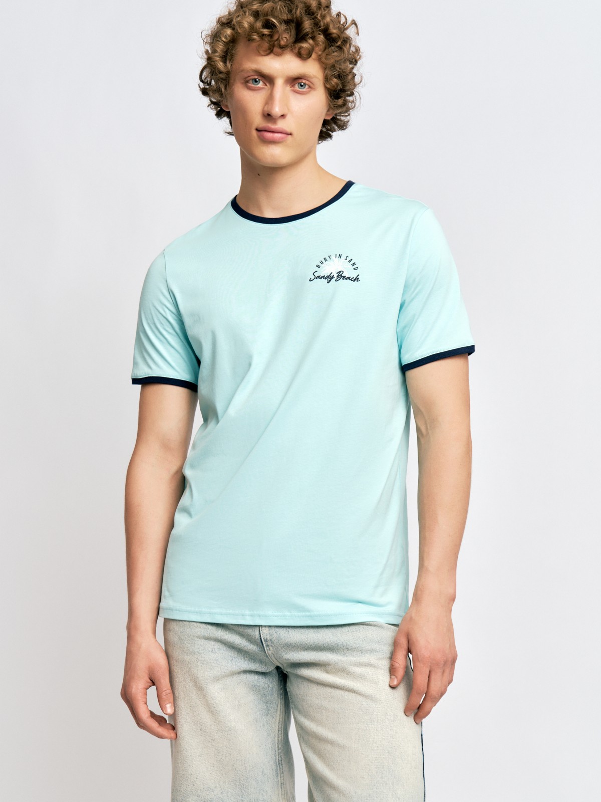 Футболка из хлопка с коротким рукавом