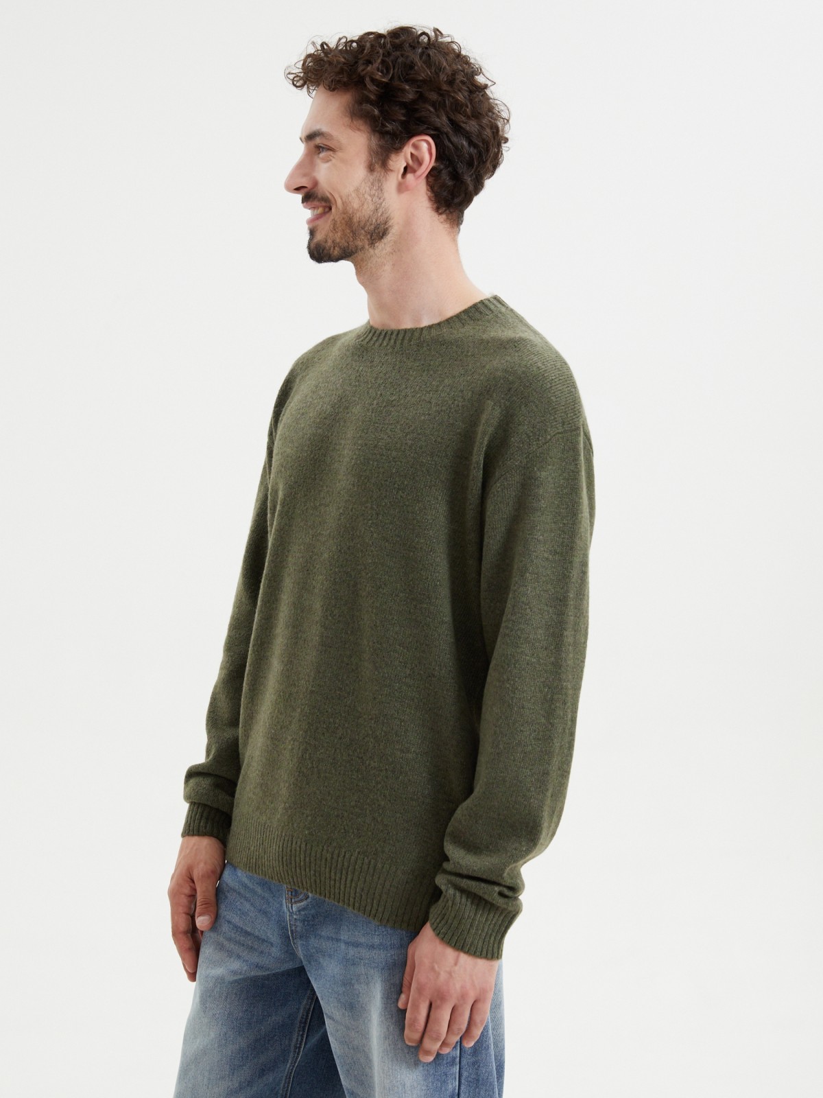 Вязаный джемпер с длинным рукавом