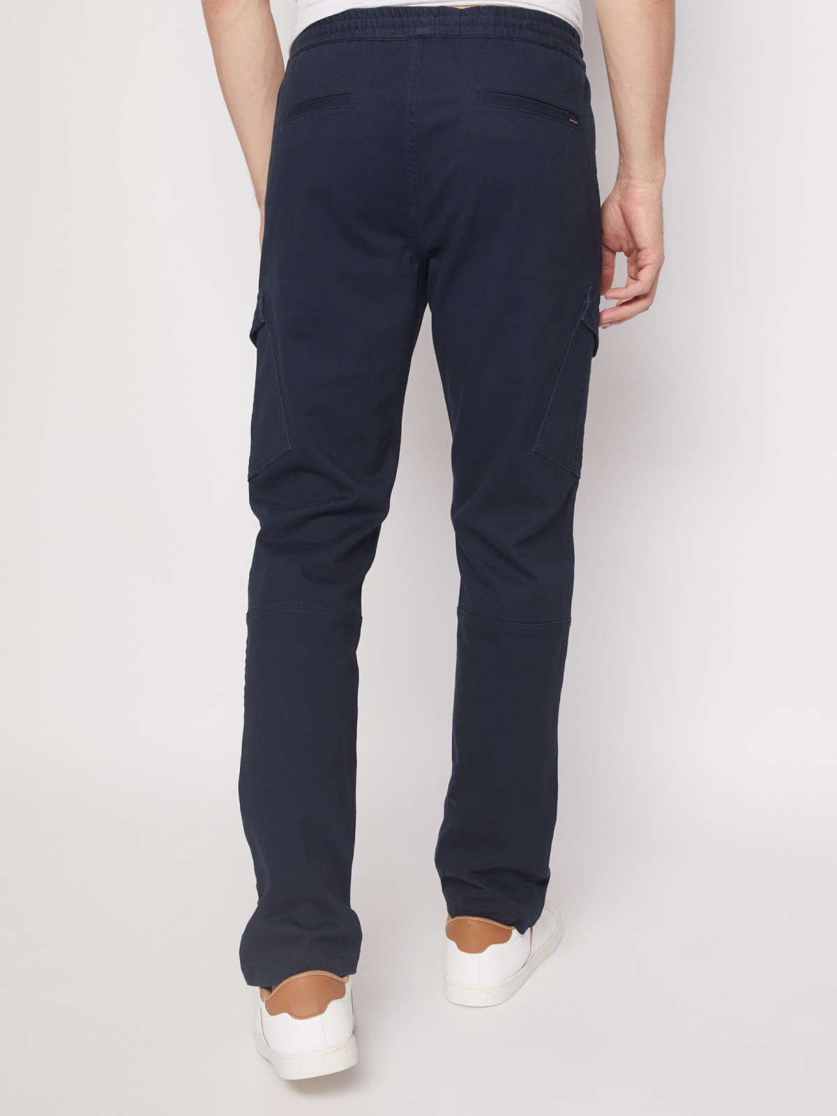 Брюки карго из твила