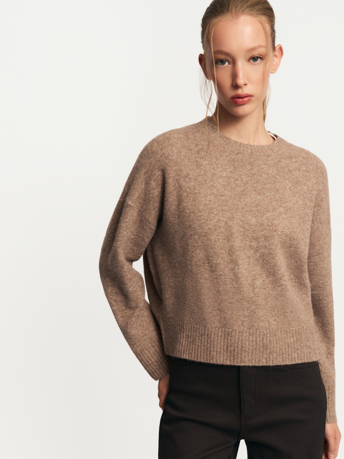 Вязаный джемпер с шерстью