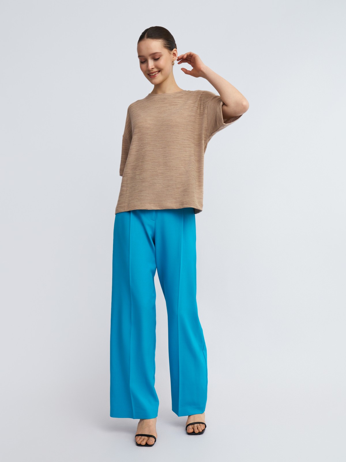 Футболка из вязаного трикотажа