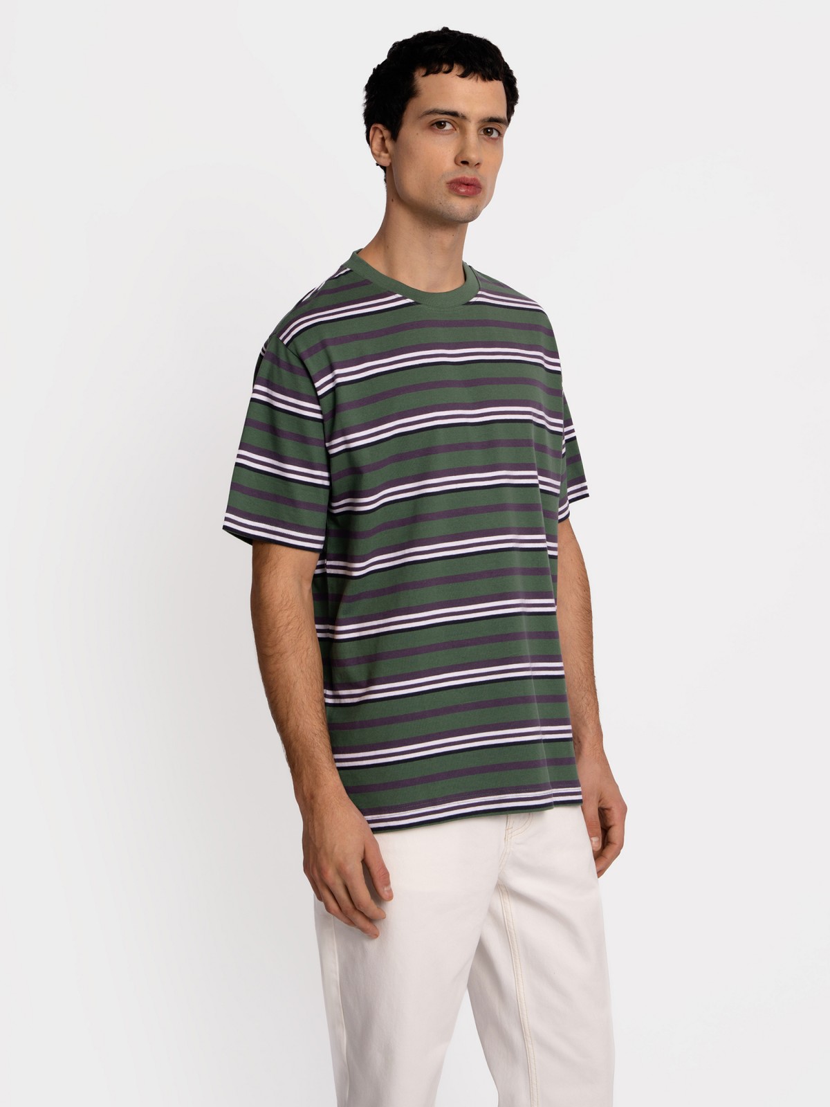 Футболка из хлопка в полоску