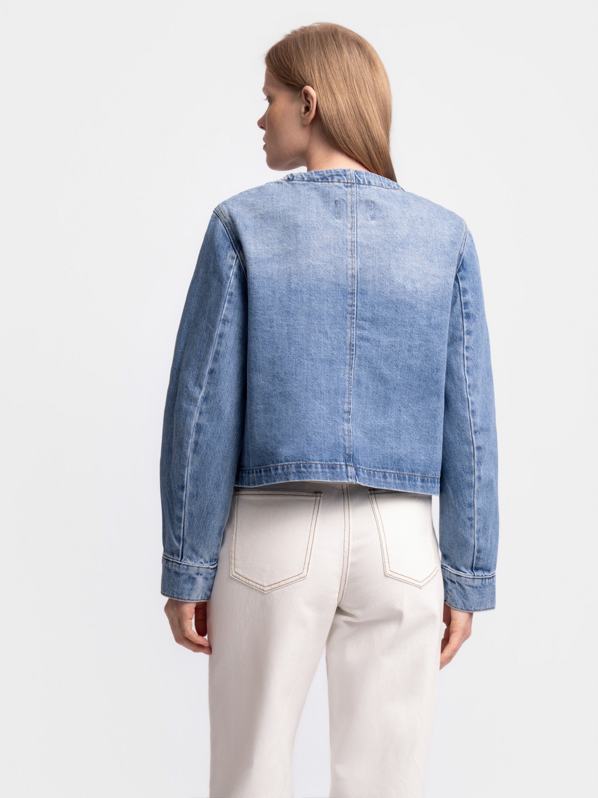 Джинсовая куртка из хлопка