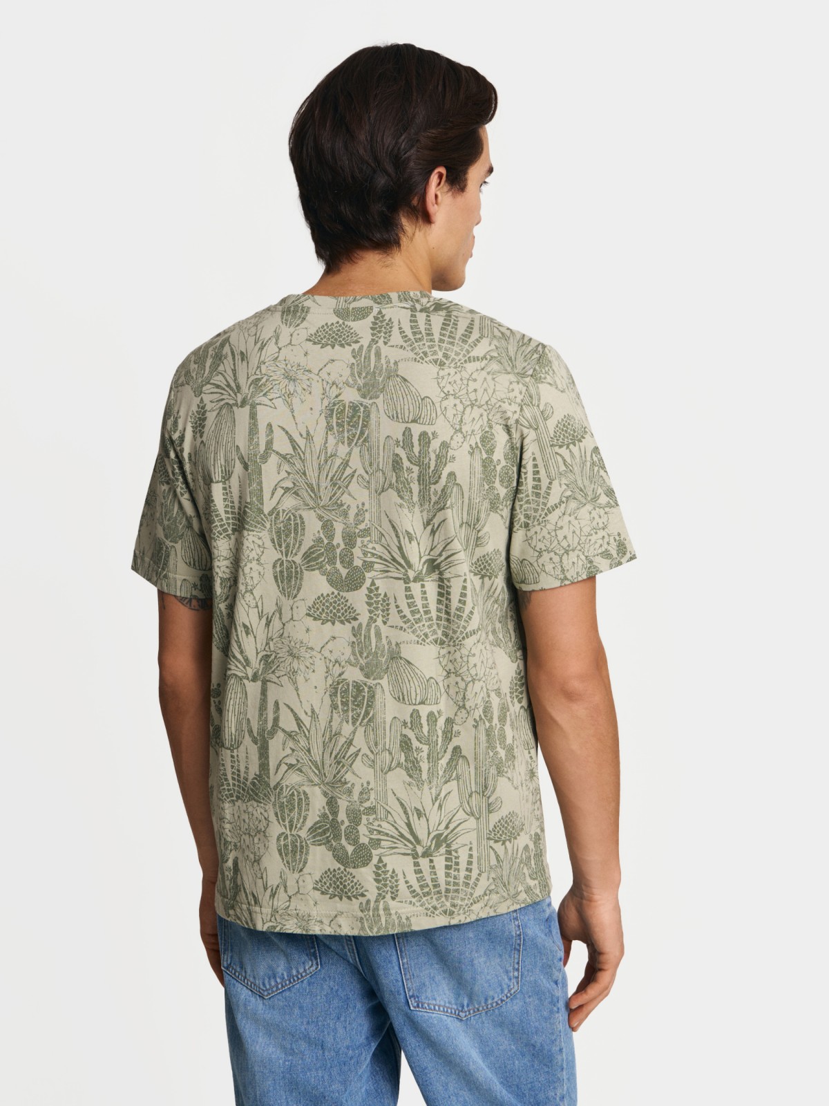 Футболка из хлопка с принтом