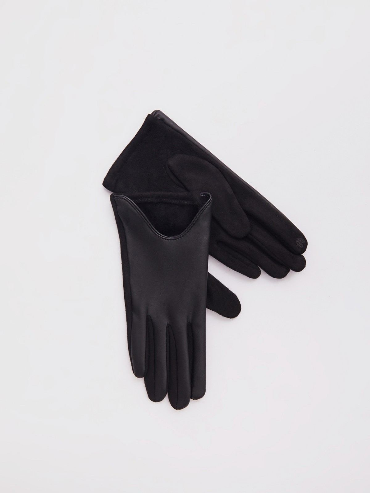 Утеплённые перчатки с функцией Touch Screen zolla 222339659155, цвет черный, размер S