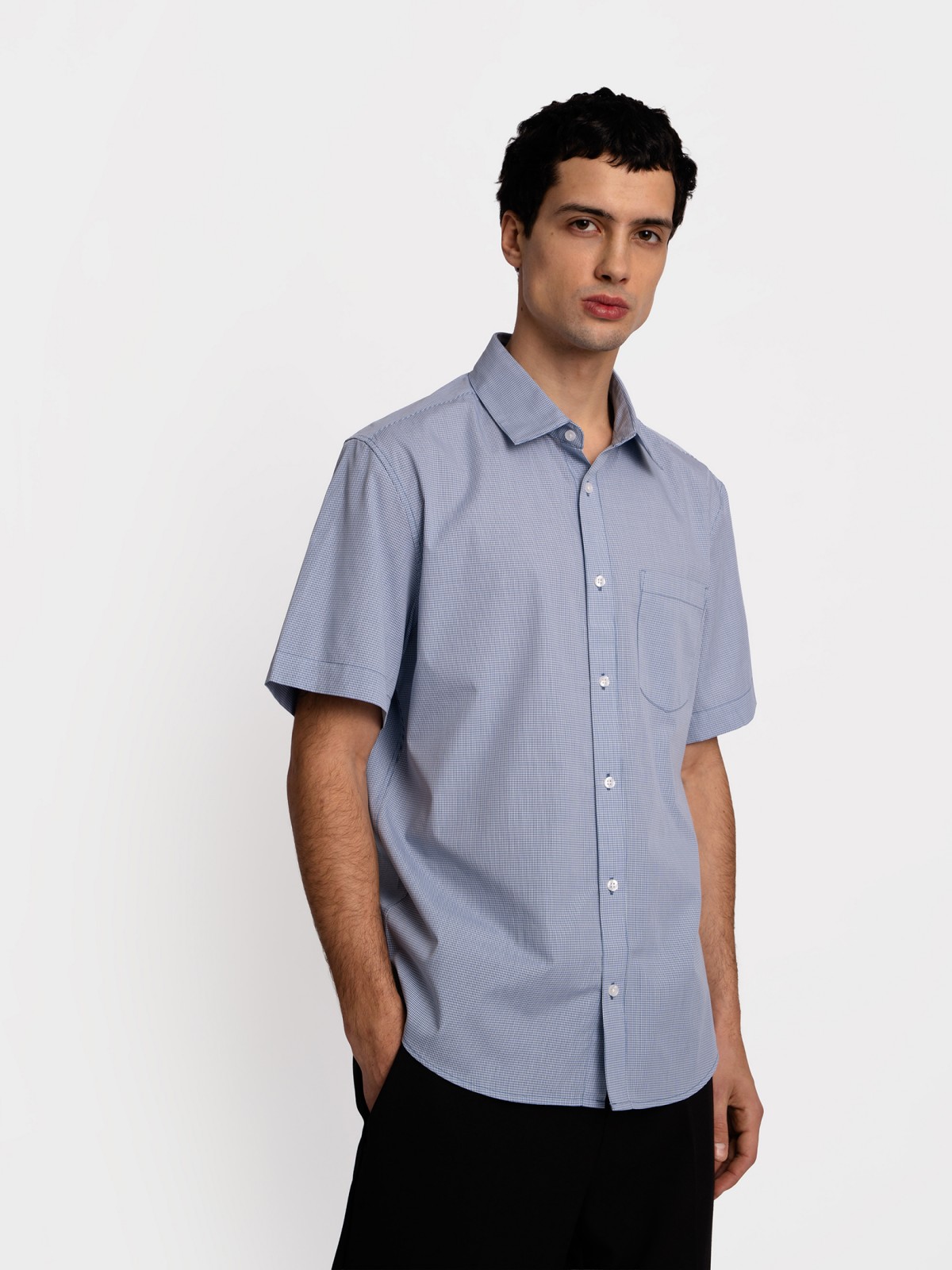 Рубашка с  короткими рукавами