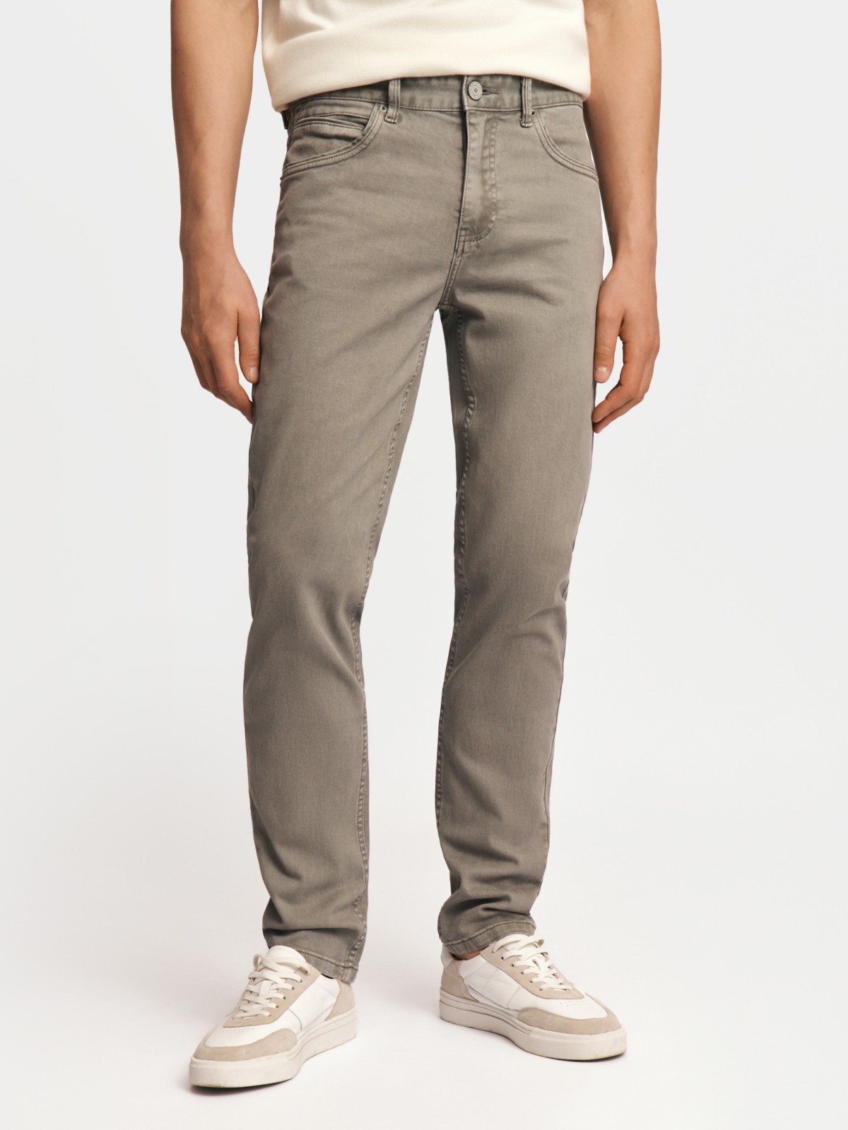 Джинсы фасона Tapered из хлопка