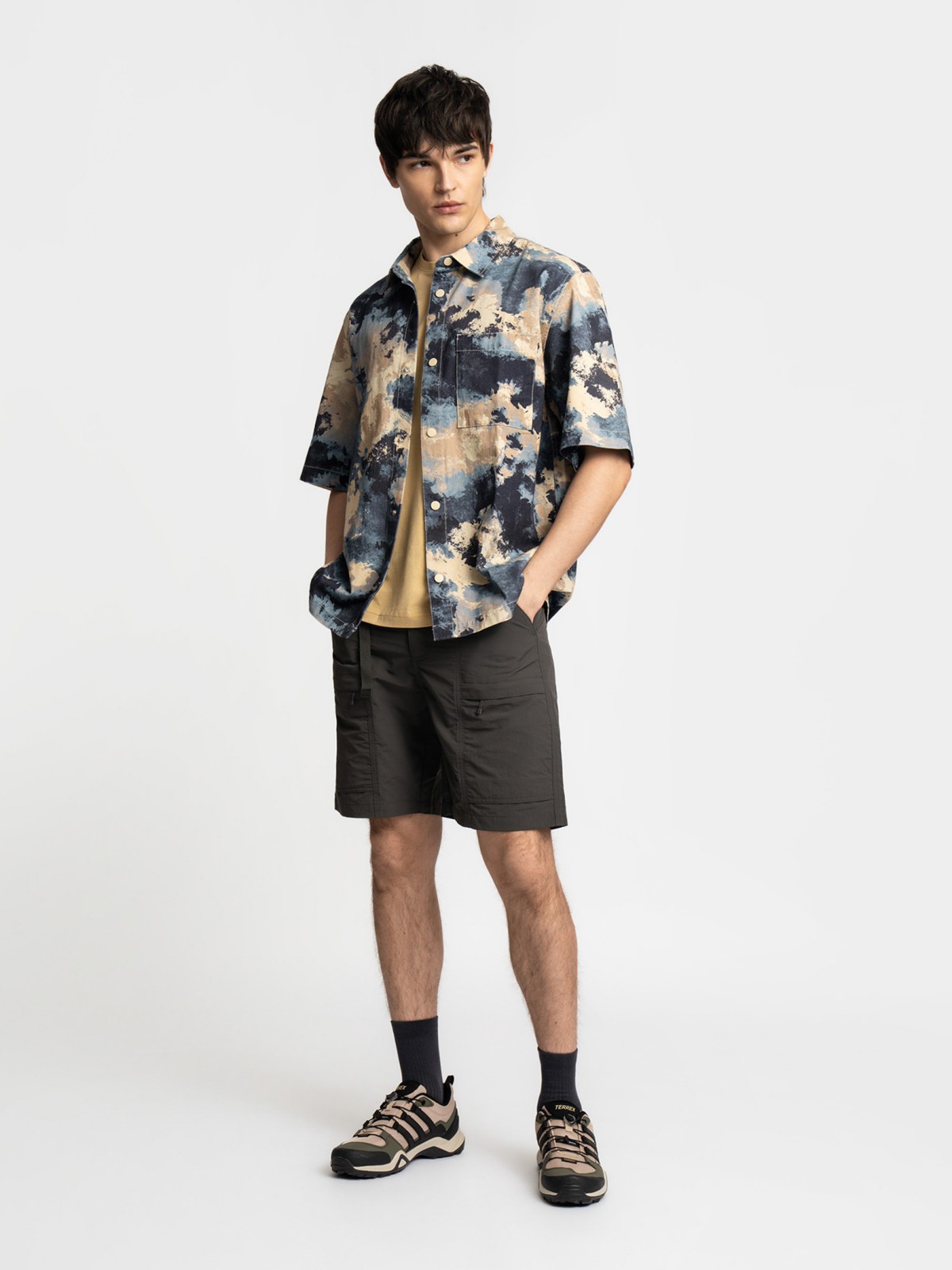 Рубашка с  короткими рукавами