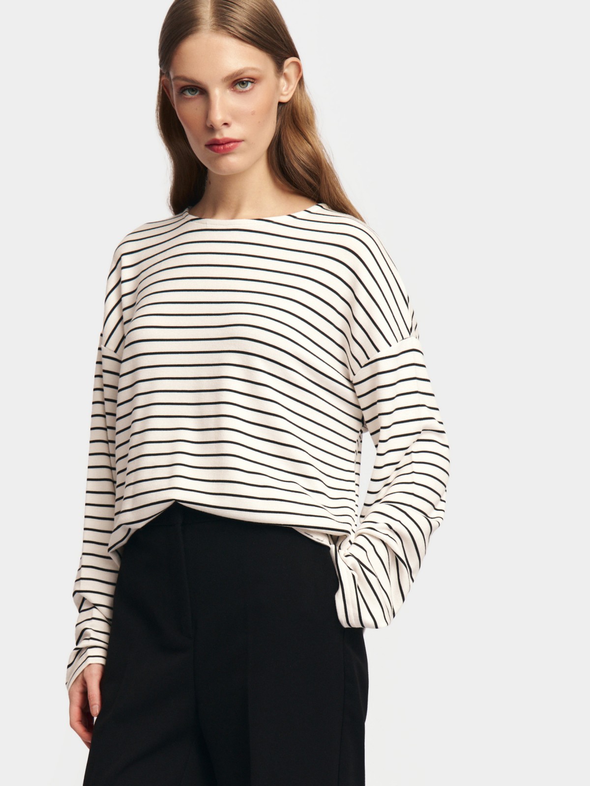 Лонгслив-тельняшка в полоску