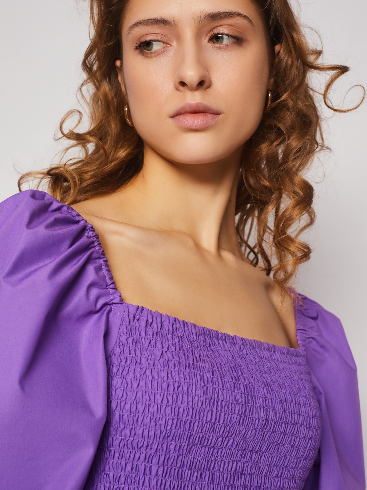 Платье zolla 023248262073, цвет фиолетовый, размер XS - фото 4