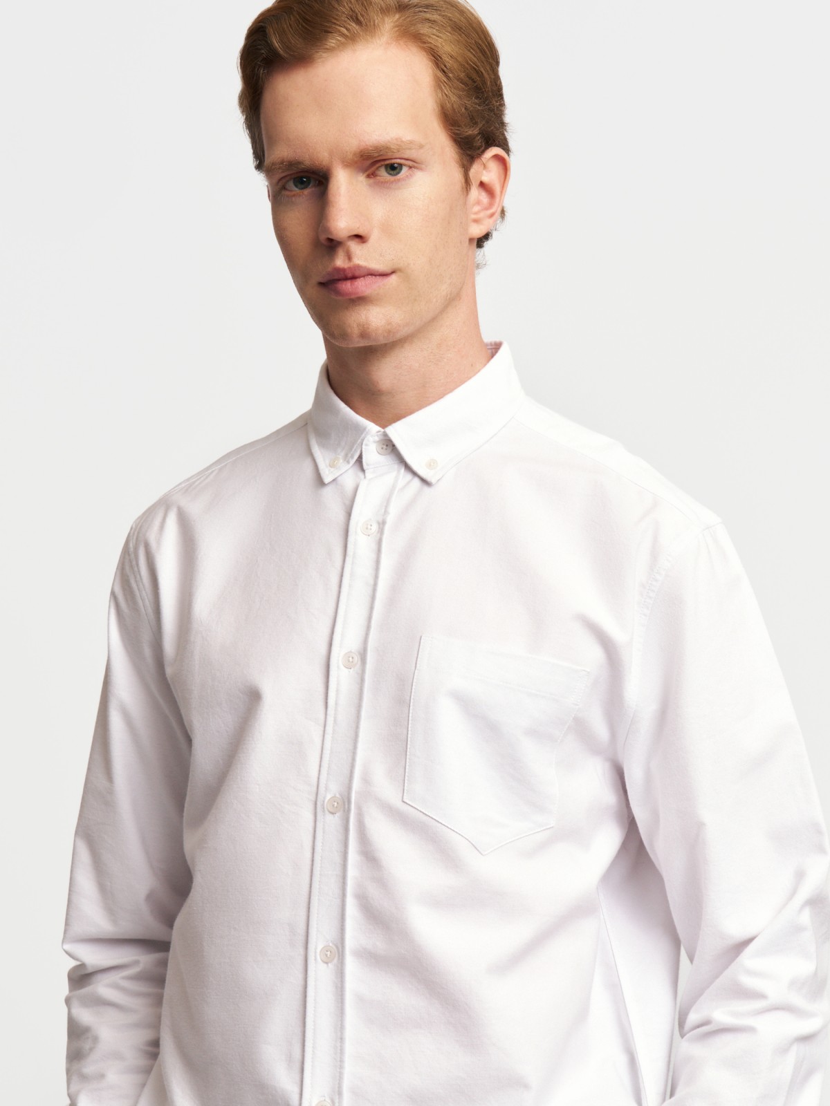 Офисная рубашка из хлопка