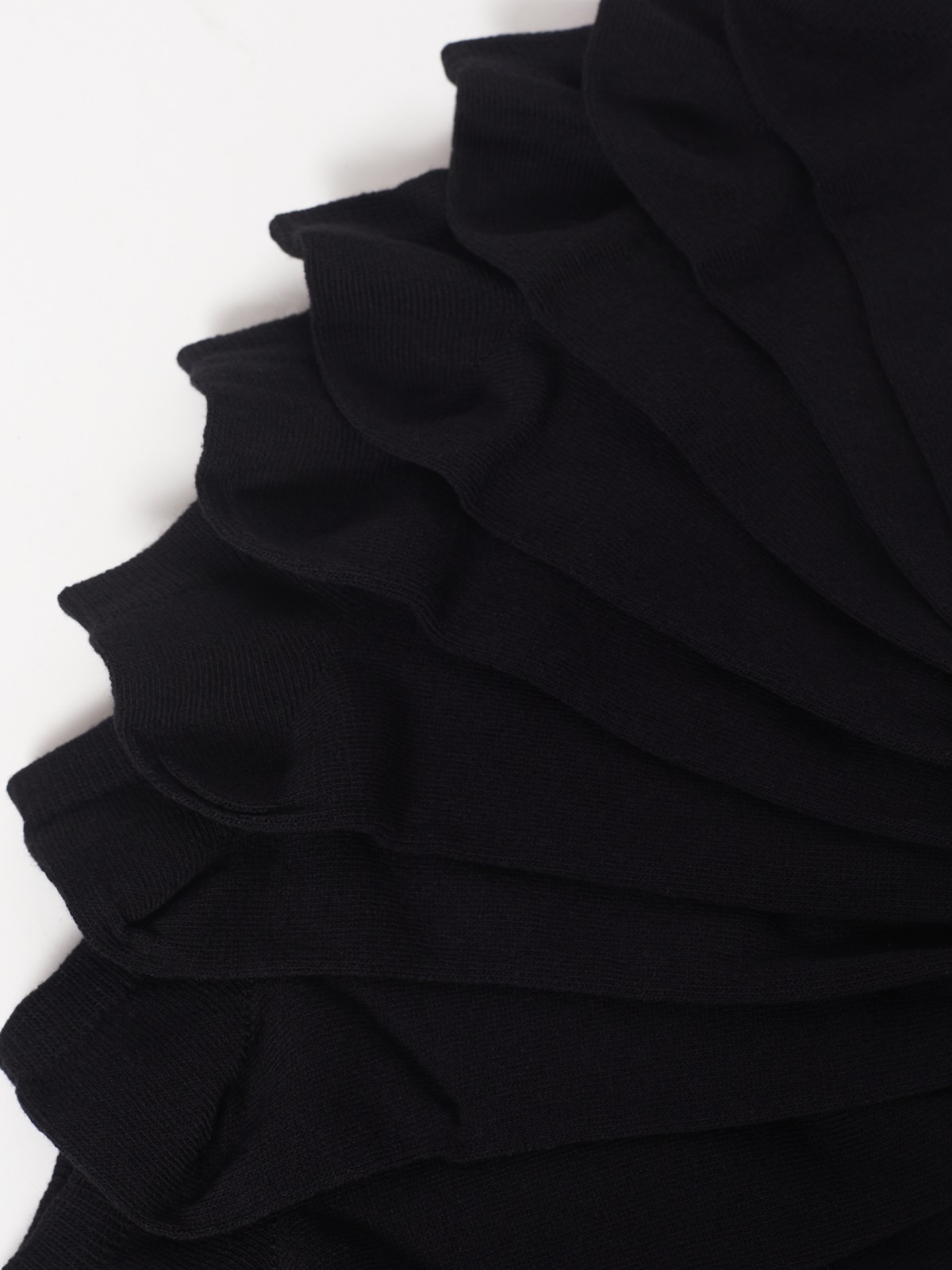 Набор коротких носков (5 пар в комплекте) zolla 01231998J195, цвет черный, размер 25-27 - фото 3