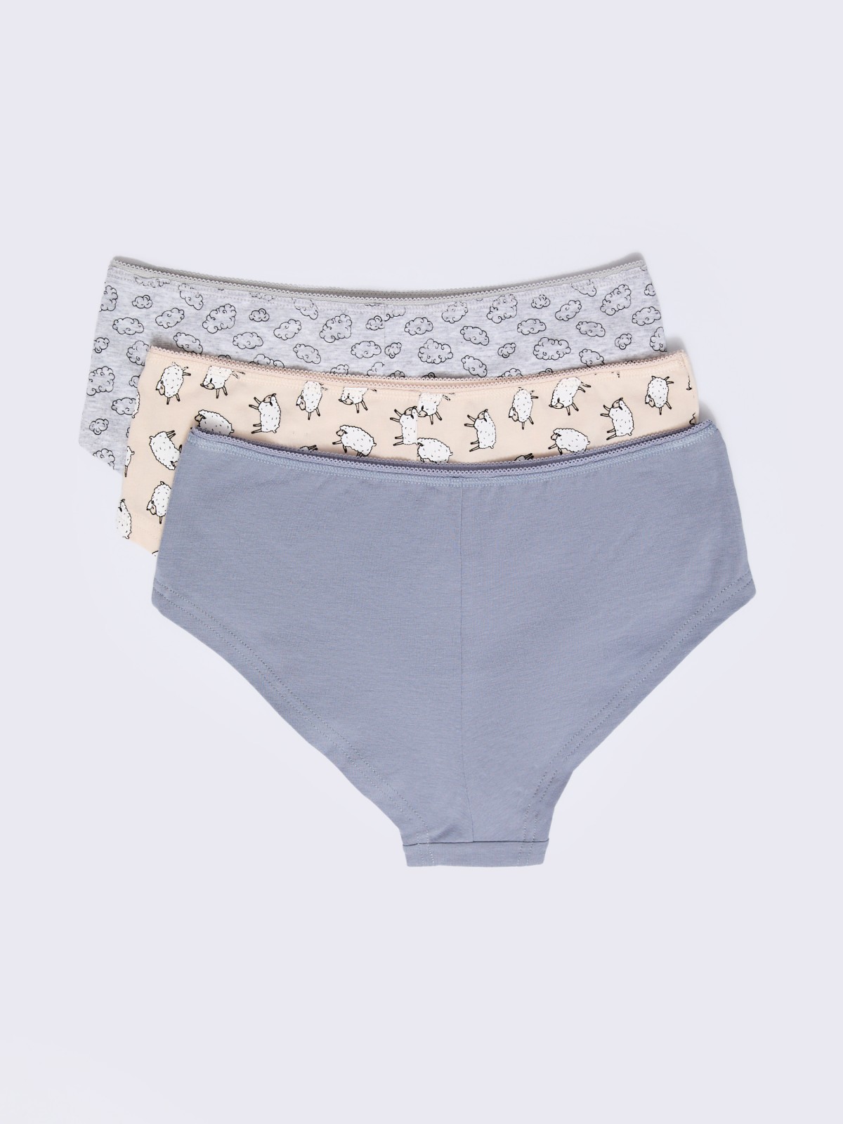 Набор трусов с принтом (3 шт. в комплекте)