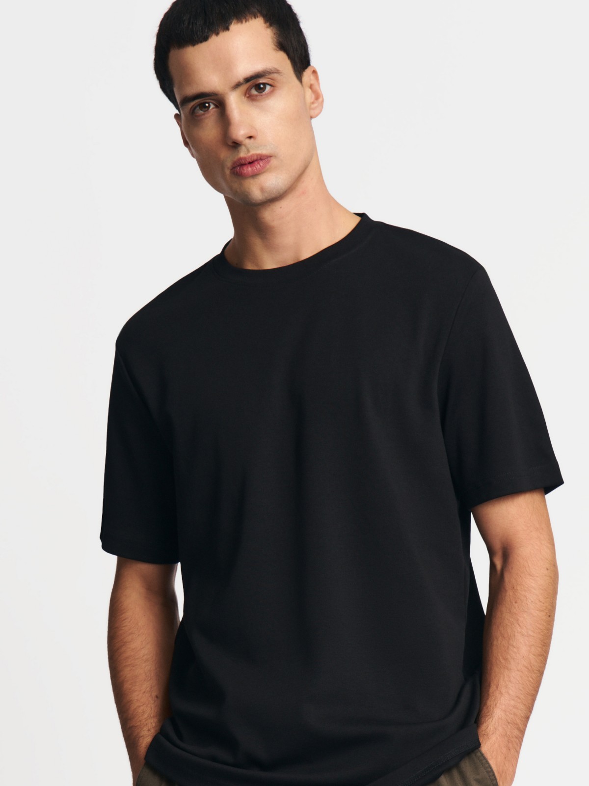 Футболка из хлопка с коротким рукавом