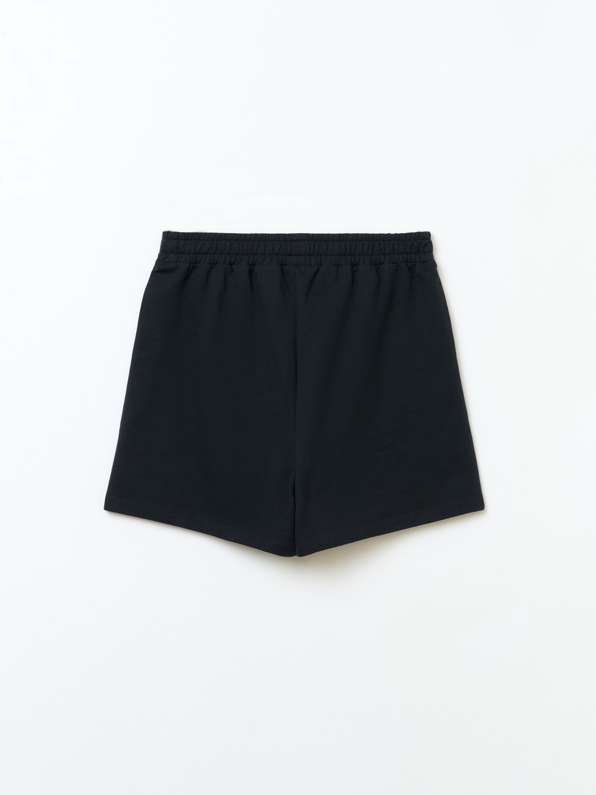 Трикотажные короткие шорты из хлопка