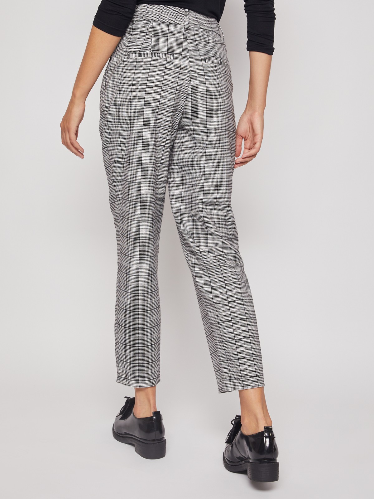 Брюки Carrot в клетку