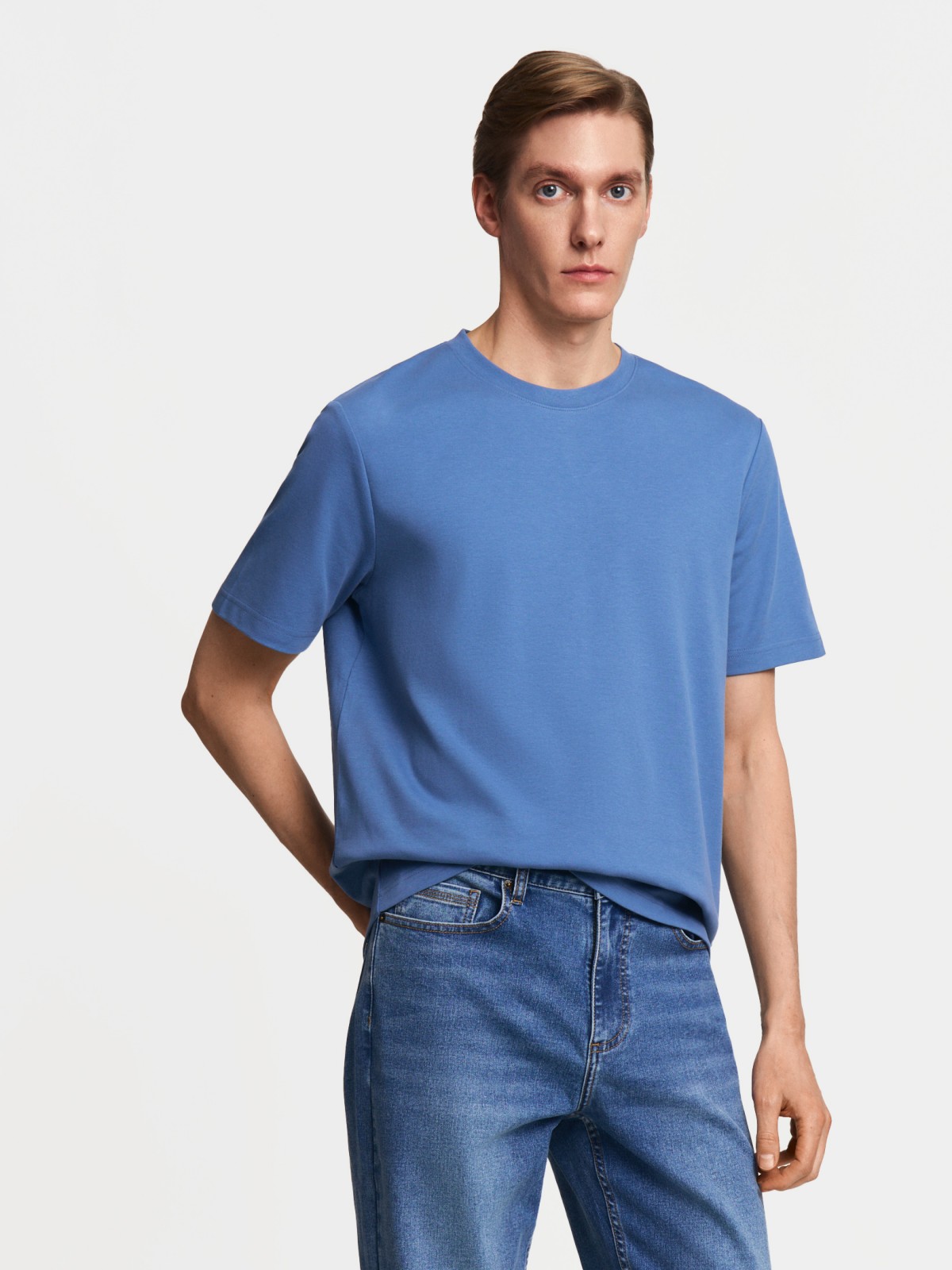 Футболка из хлопка с коротким рукавом