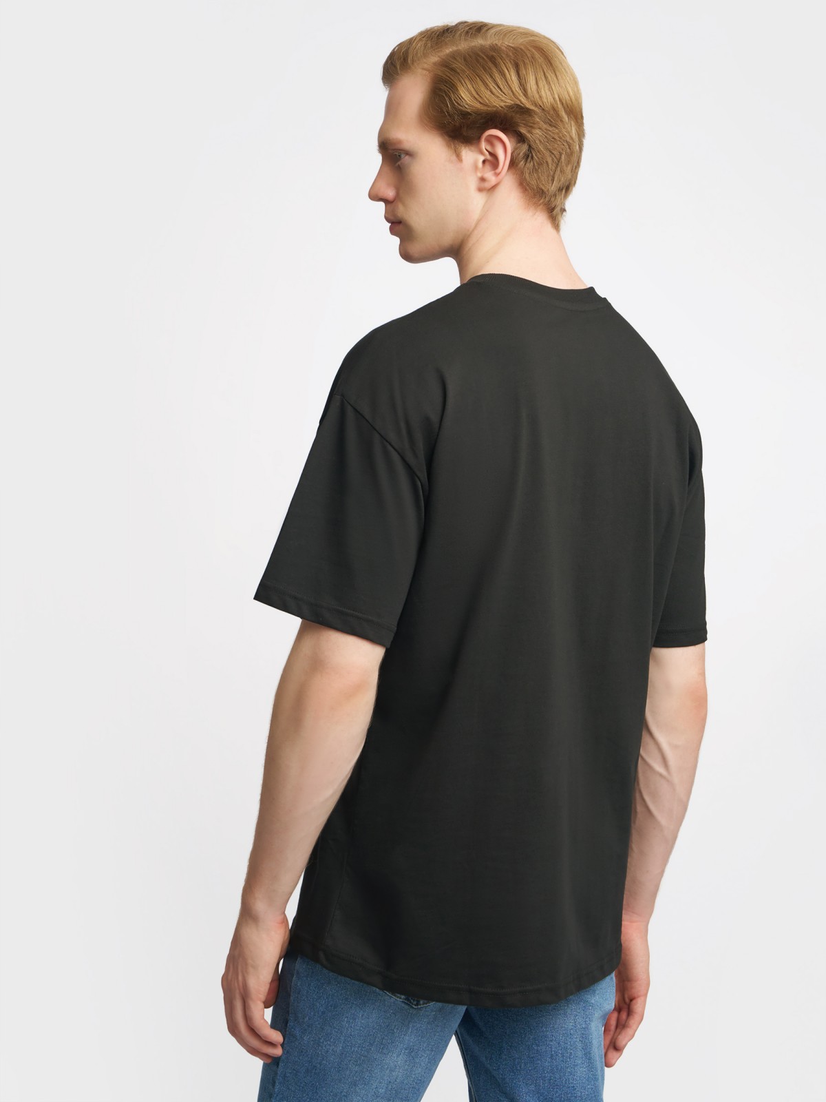 Базовая оверсайз футболка из хлопка