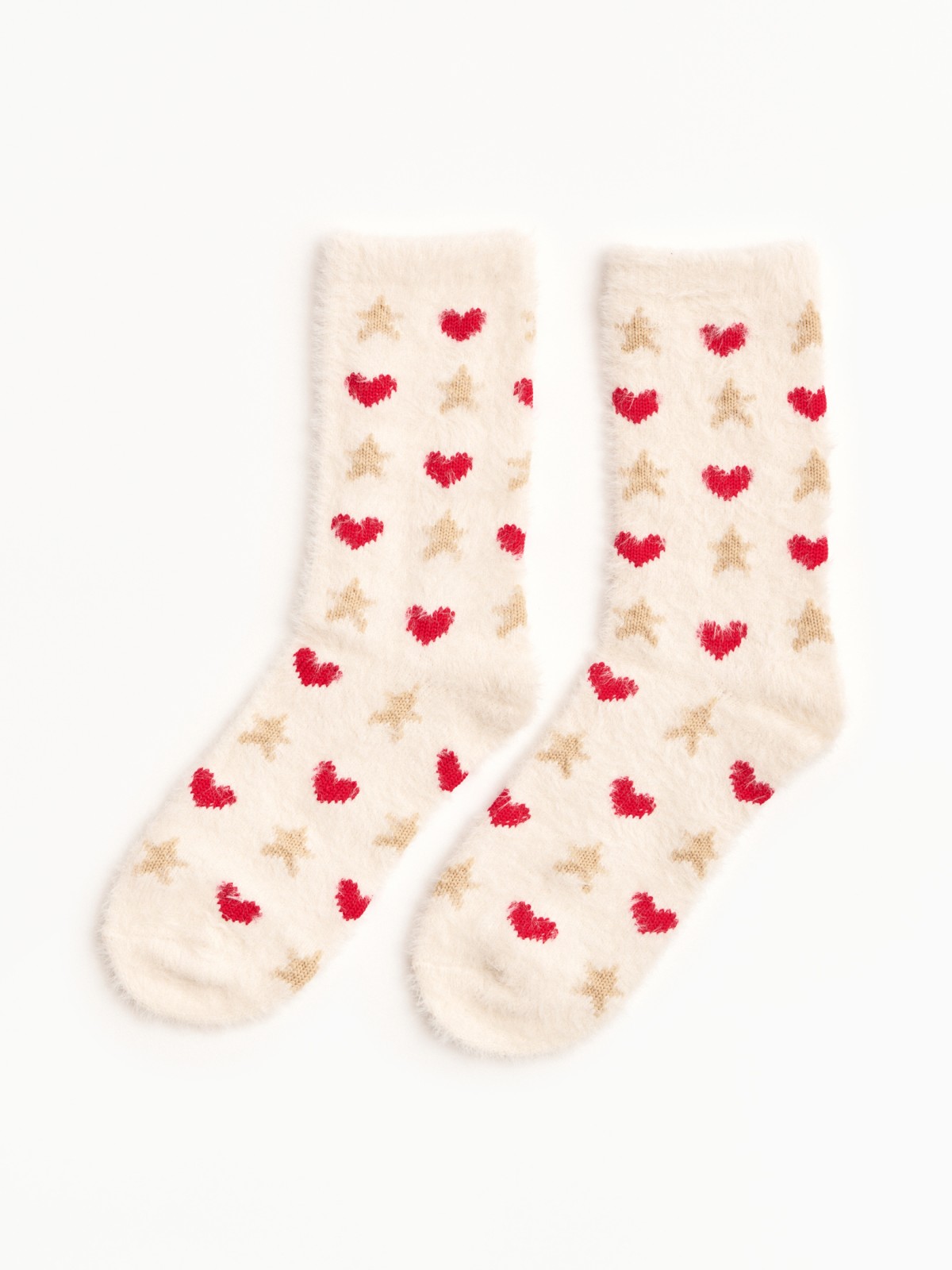 Вязаные носки с узором